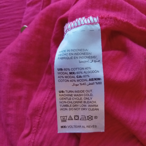 Chico's The Ultimate Tee Medium EUC Cotton Modal Three Quarter Sleeves Light - Picture 5 of 5